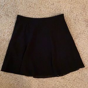 Mod On Trend Black Mini Skirt